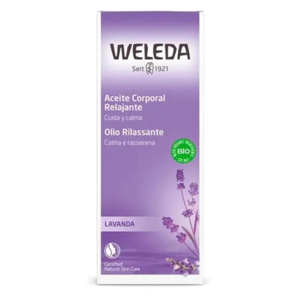 ÓLEO CORPORAL RELAXANTE LAVANDA WELEDA - 100ML