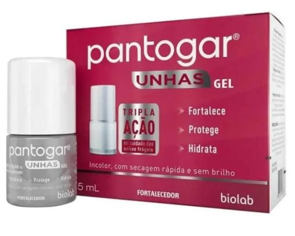 PANTOGAR GEL FORTALECEDOR DE UNHAS 5ML