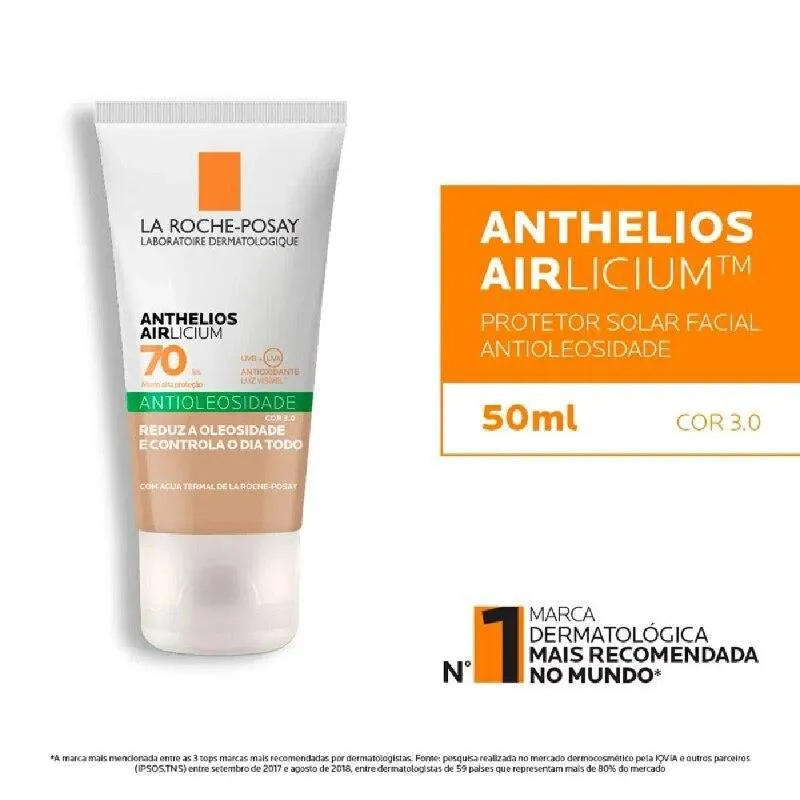 PROTETOR SOLAR ANTHELIOS AIRLICIUM FPS70 3.0