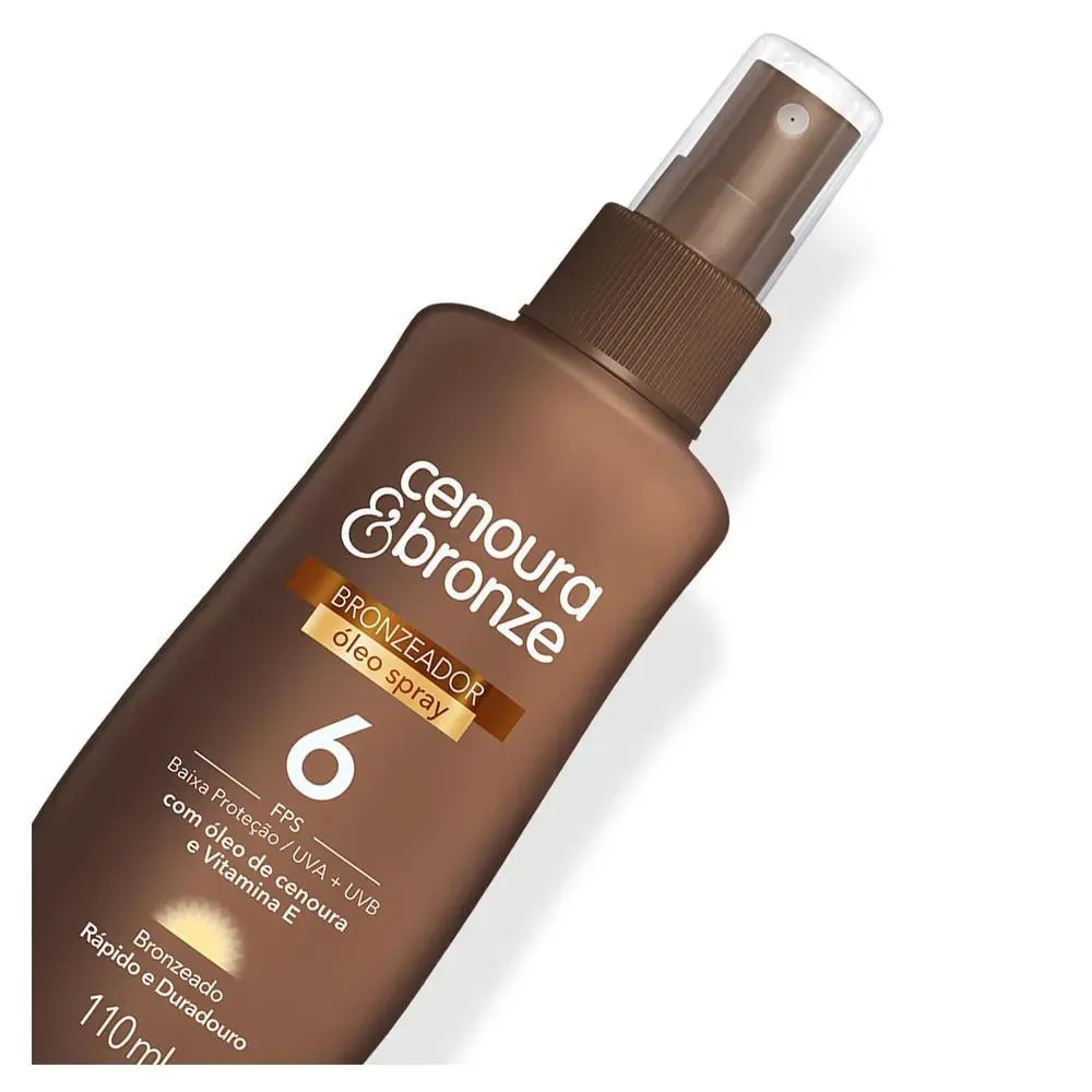 PROTETOR SOLAR CENOURA & BRONZE ÓLEO SPRAY FPS6 110ML
