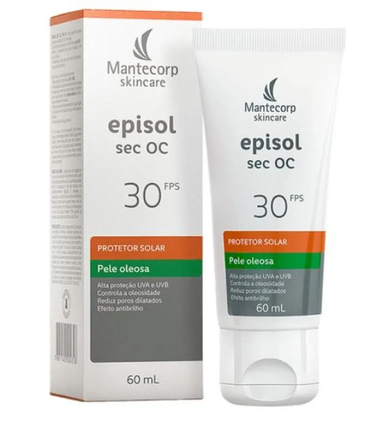 PROTETOR SOLAR EPISOL SEC OC FPS30 60ML
