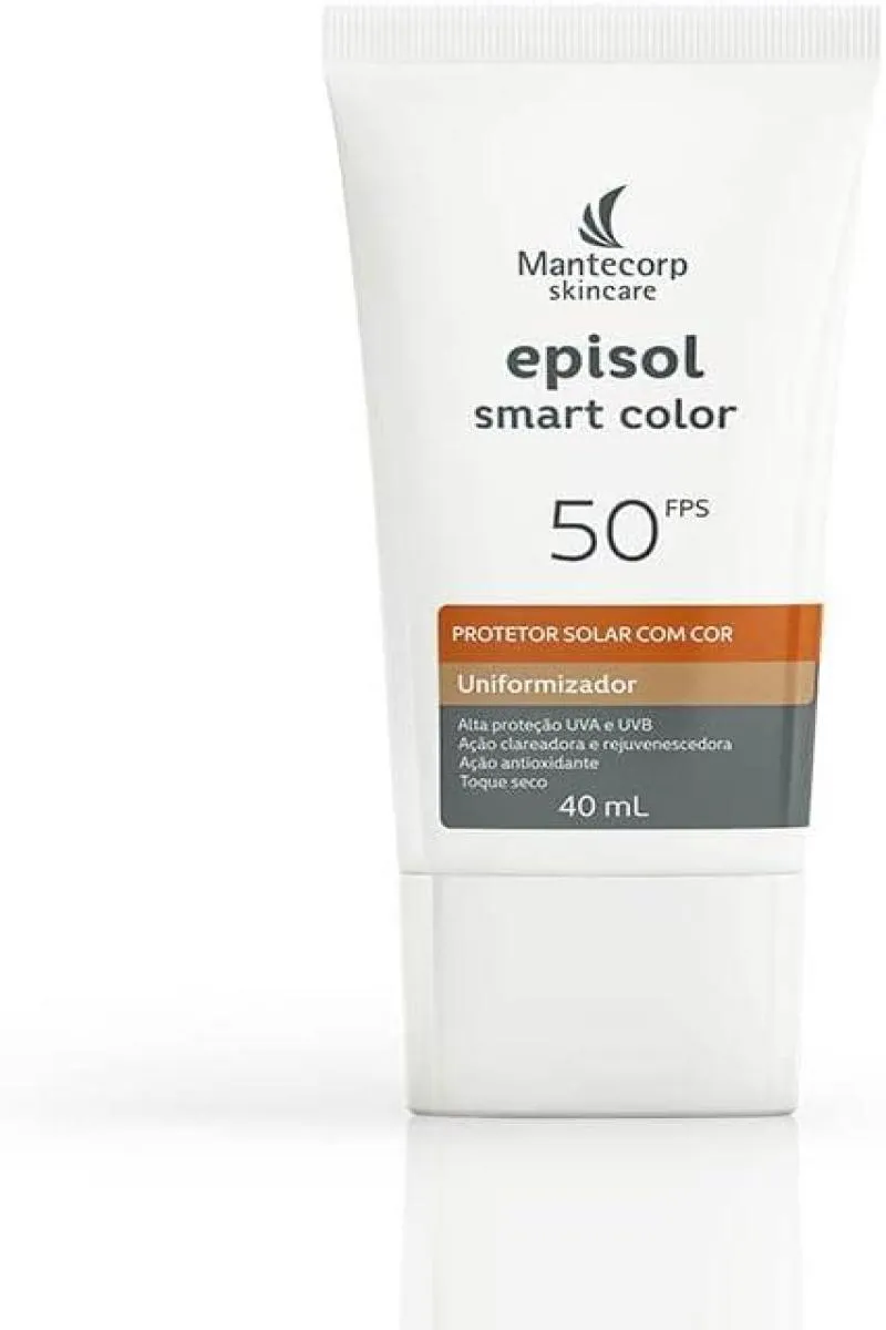 PROTETOR SOLAR FACIAL COM COR EPISOL SMART COLOR FPS50 40ML