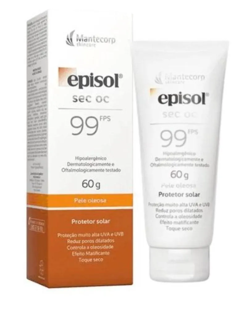 PROTETOR SOLAR FACIAL EPISOL SEC OC FPS 99 MANTECORP 60ML