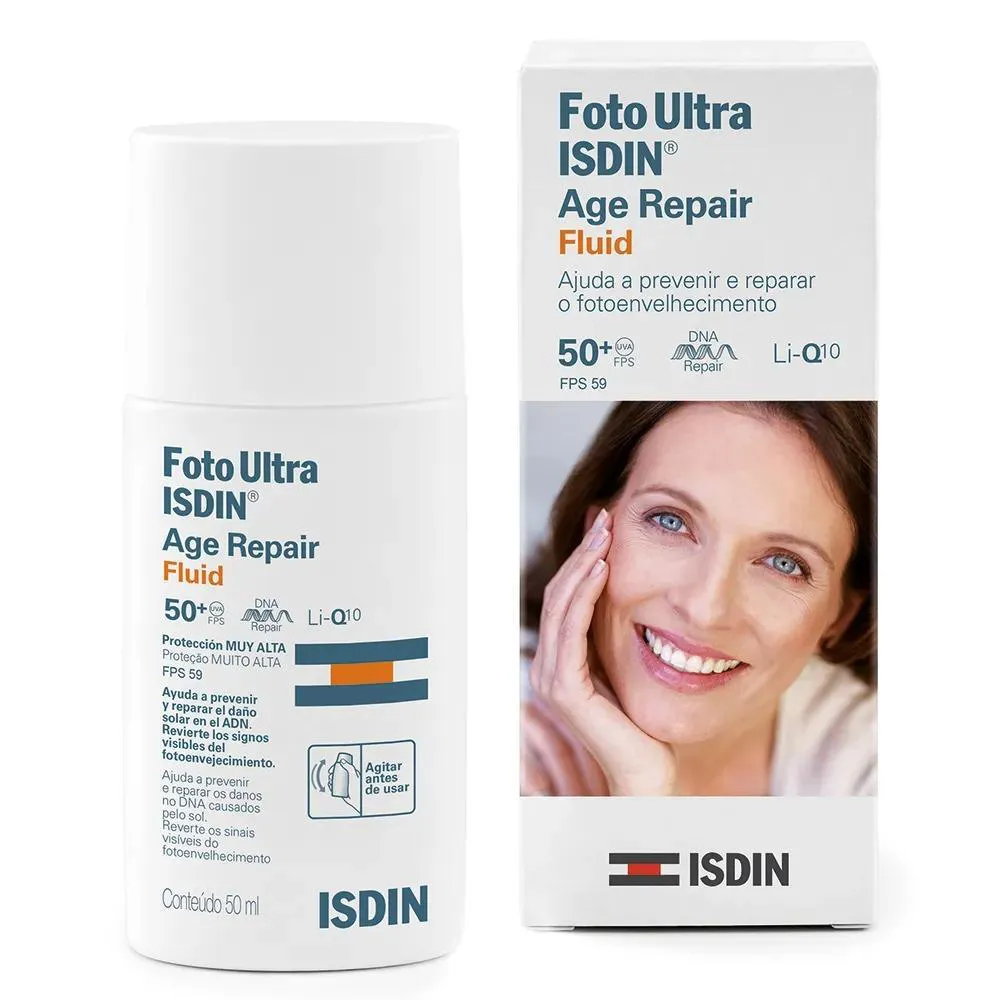 PROTETOR SOLAR FACIAL ISDIN FOTO ULTRA AGE REPAIR FPS50 50ML