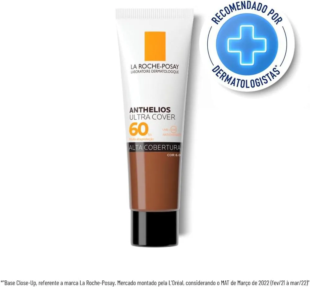 PROTETOR SOLAR FACIAL LA ROCHE POSAY ANTHELIOS ULTRA COVER COR 6.0 FPS60 30G