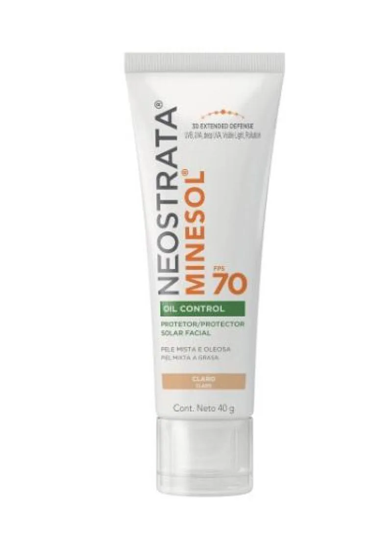 PROTETOR SOLAR FACIAL NEOSTRATA MINESOL FPS70 OIL CONTROL CLARO 40G
