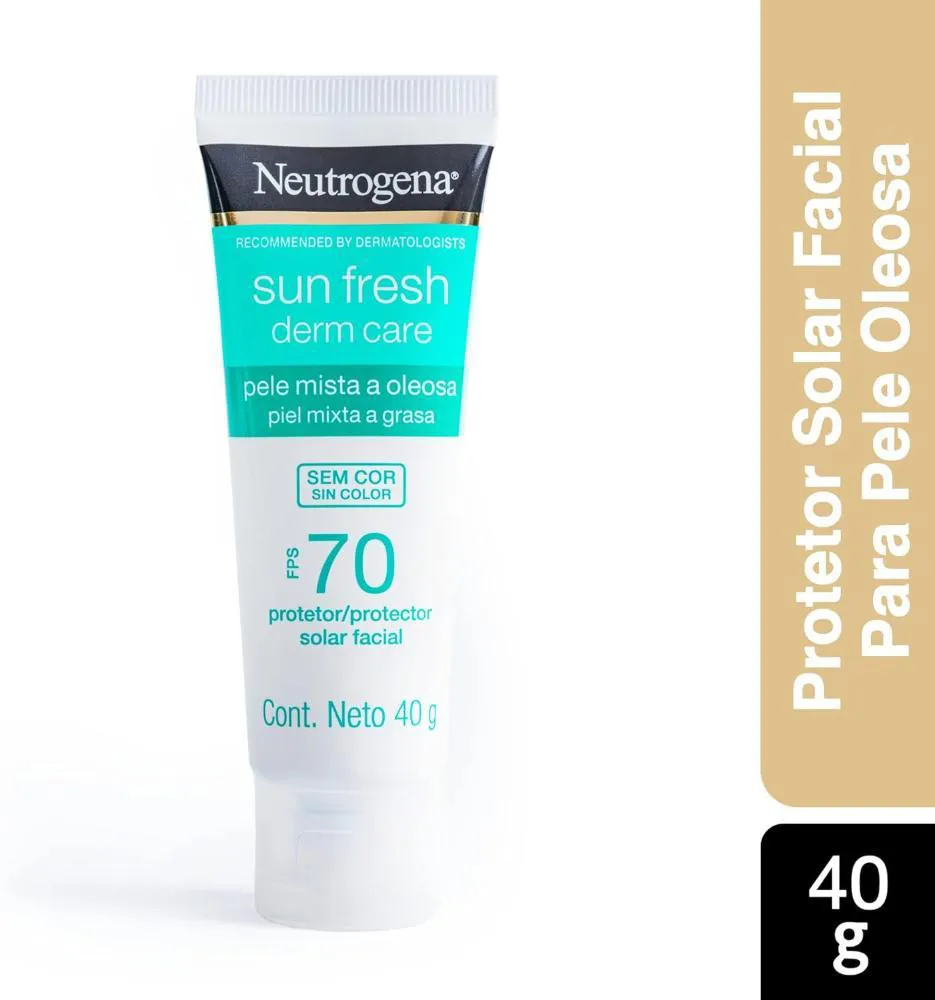 PROTETOR SOLAR NEUTROGENA SUN FRESH DERM CARE FACIAL FPS70 - 40G