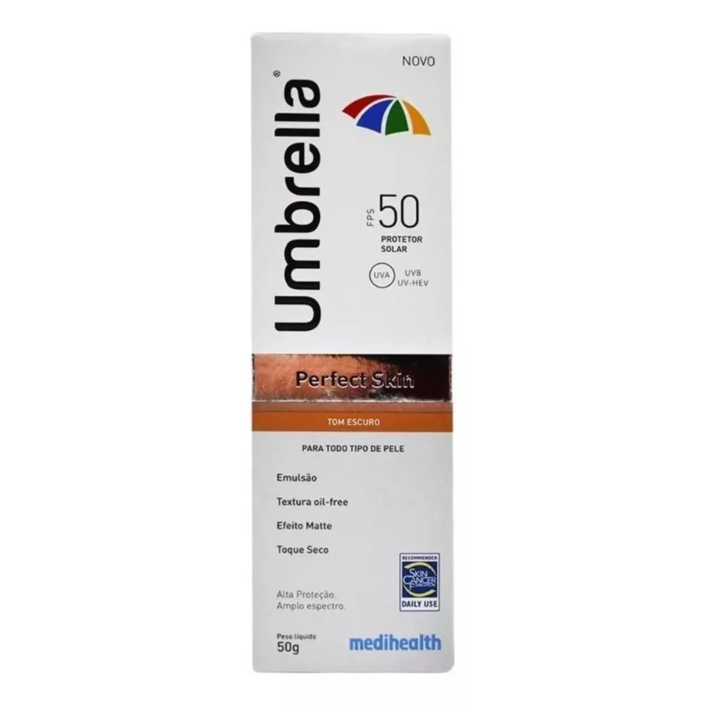 PROTOTER SOLAR FACIAL UMBRELLA PERFECT SKIN FPS50 TOM ESCURO 50G
