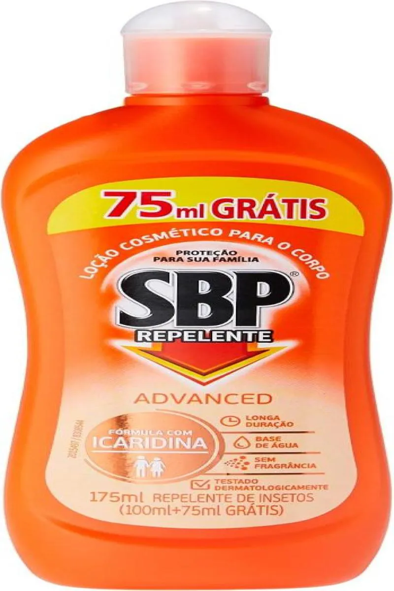 REPELENTE SBP ADVANCED LOçãO COM ICARIDINA - 175ML