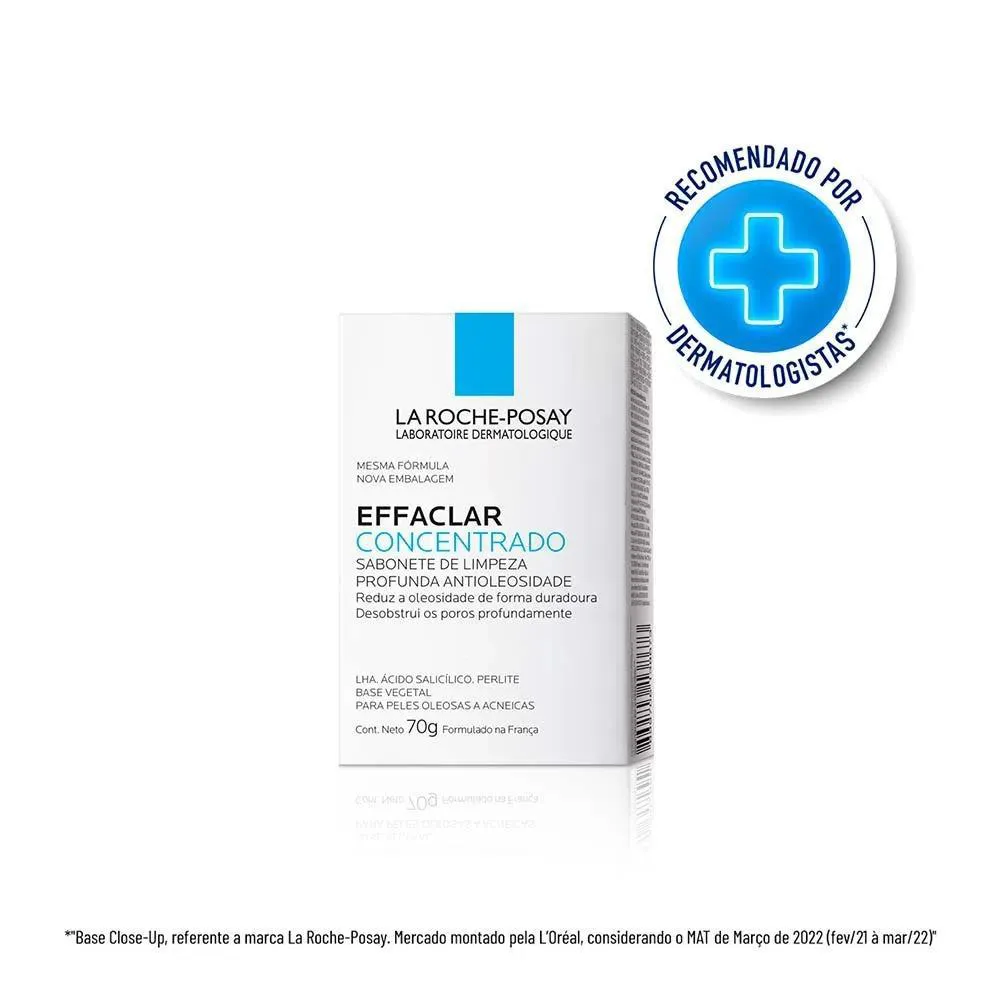 SABONETE FACIAL LA ROCHE POSAY - EFFACLAR CONCENTRADO - 70G