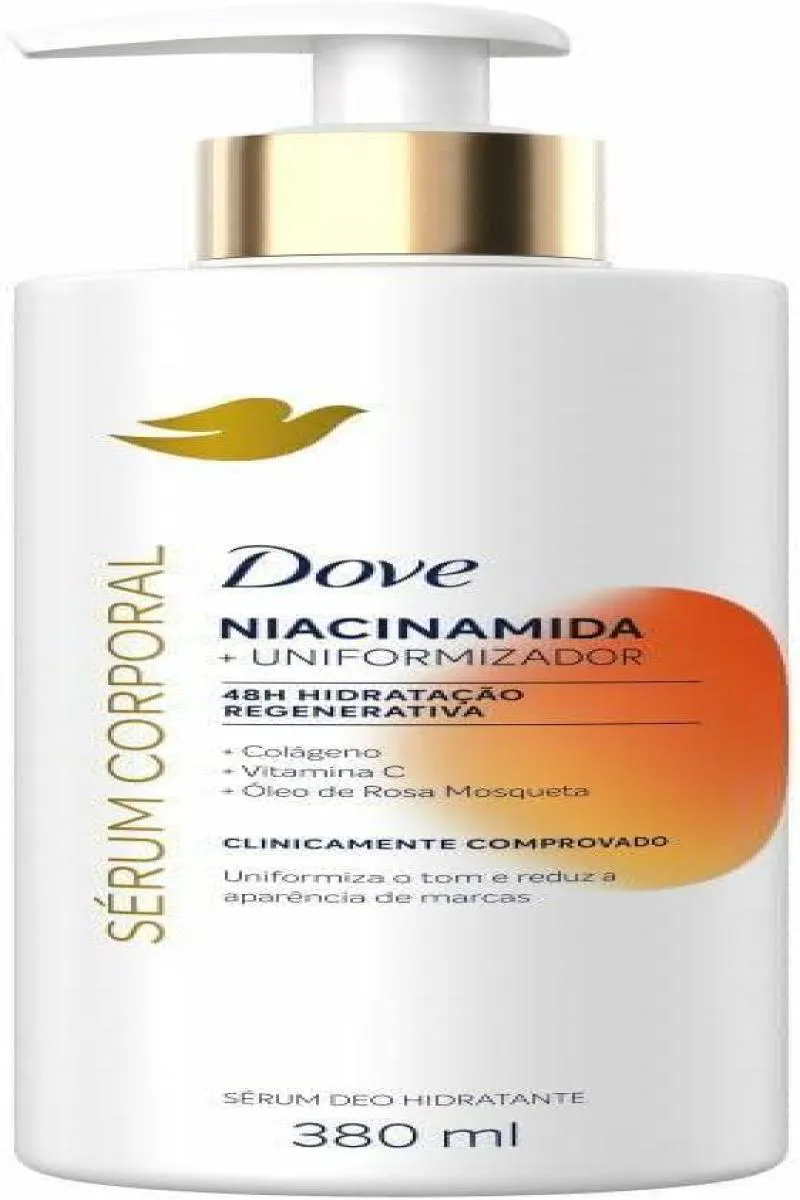 SéRUM CORPORAL DOVE NIACINAMIDA + UNIFORMIZADOR - 380ML