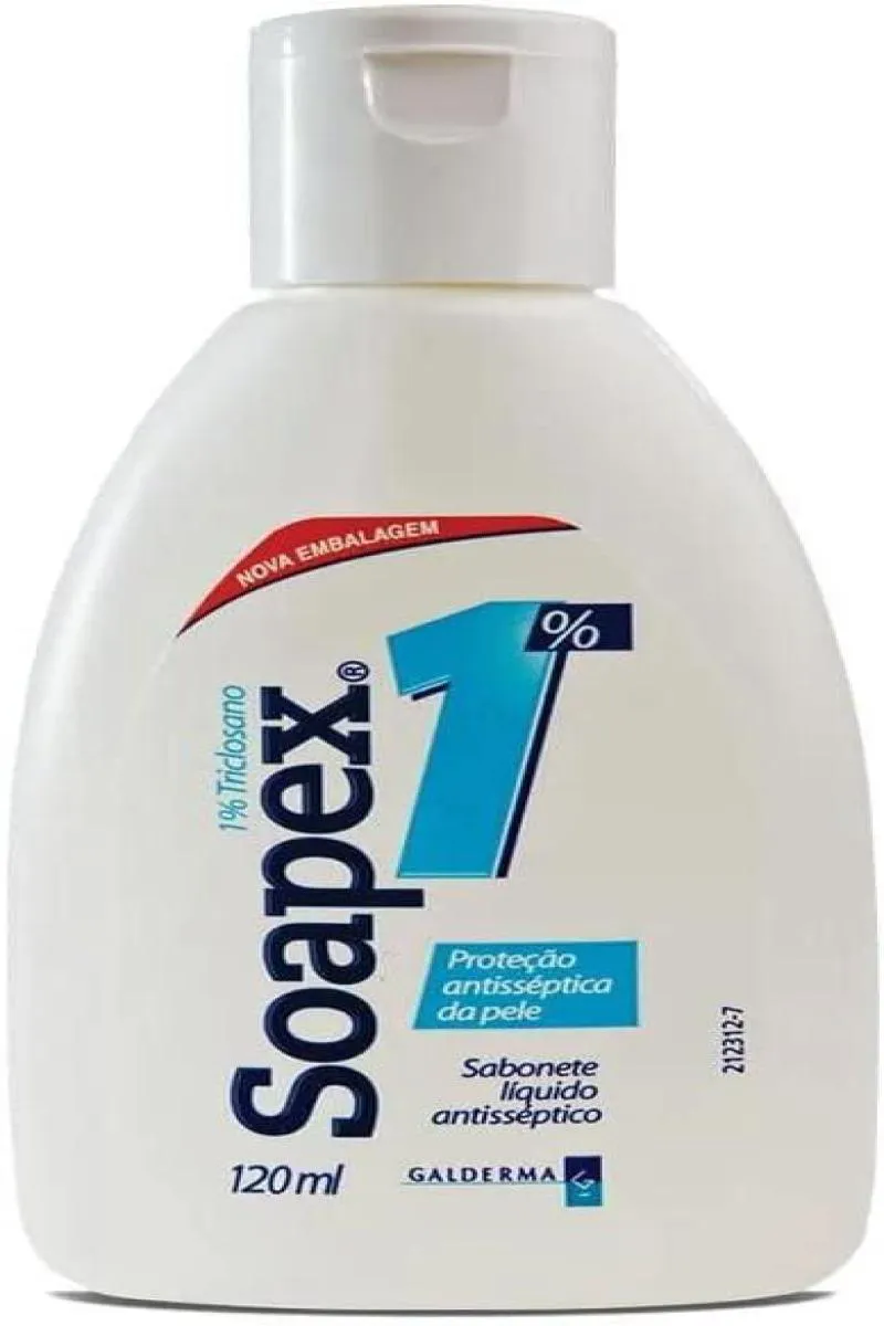 SOAPEX 1% SABONETE LíQUIDO ANTISSéPTICO GALDERMA 120ML