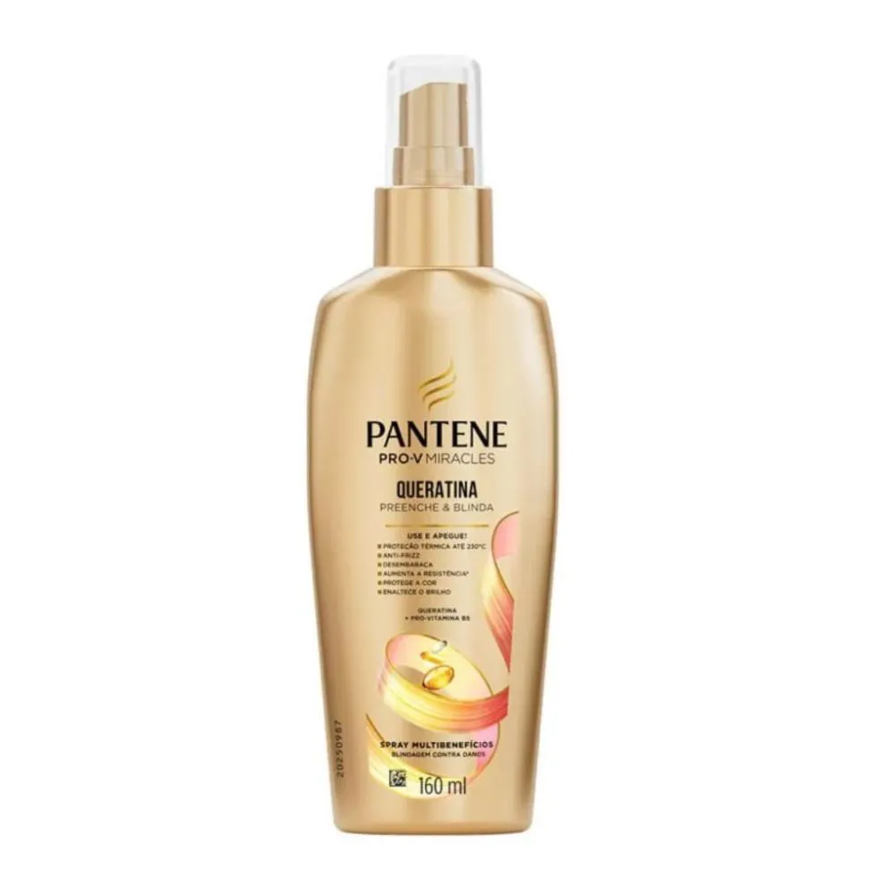 SPRAY MULTIBENEFíCIOS PANTENE QUERATINA PREENCHE E BLINDA - 160ML