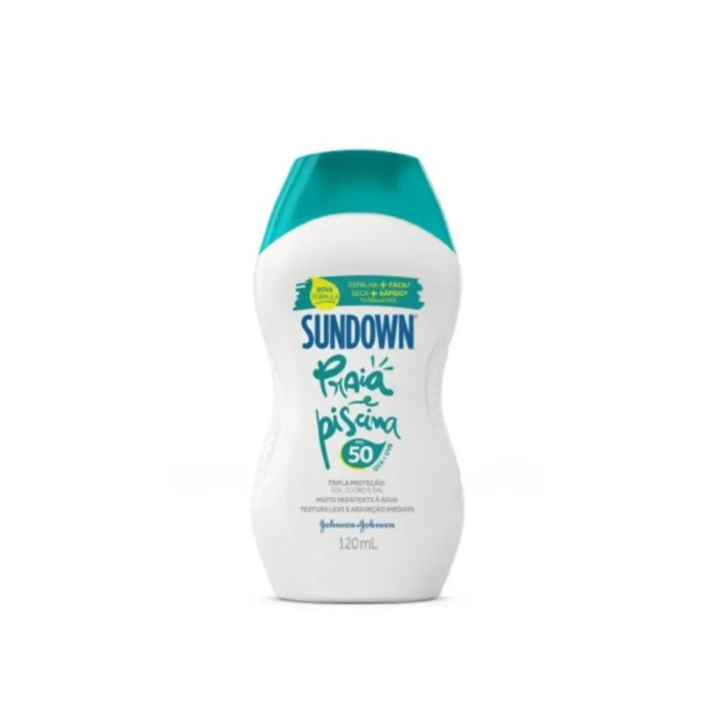 SUNDOWN PROTETOR SOLAR PRAIA E PISCINA FPS 50 - 120ML