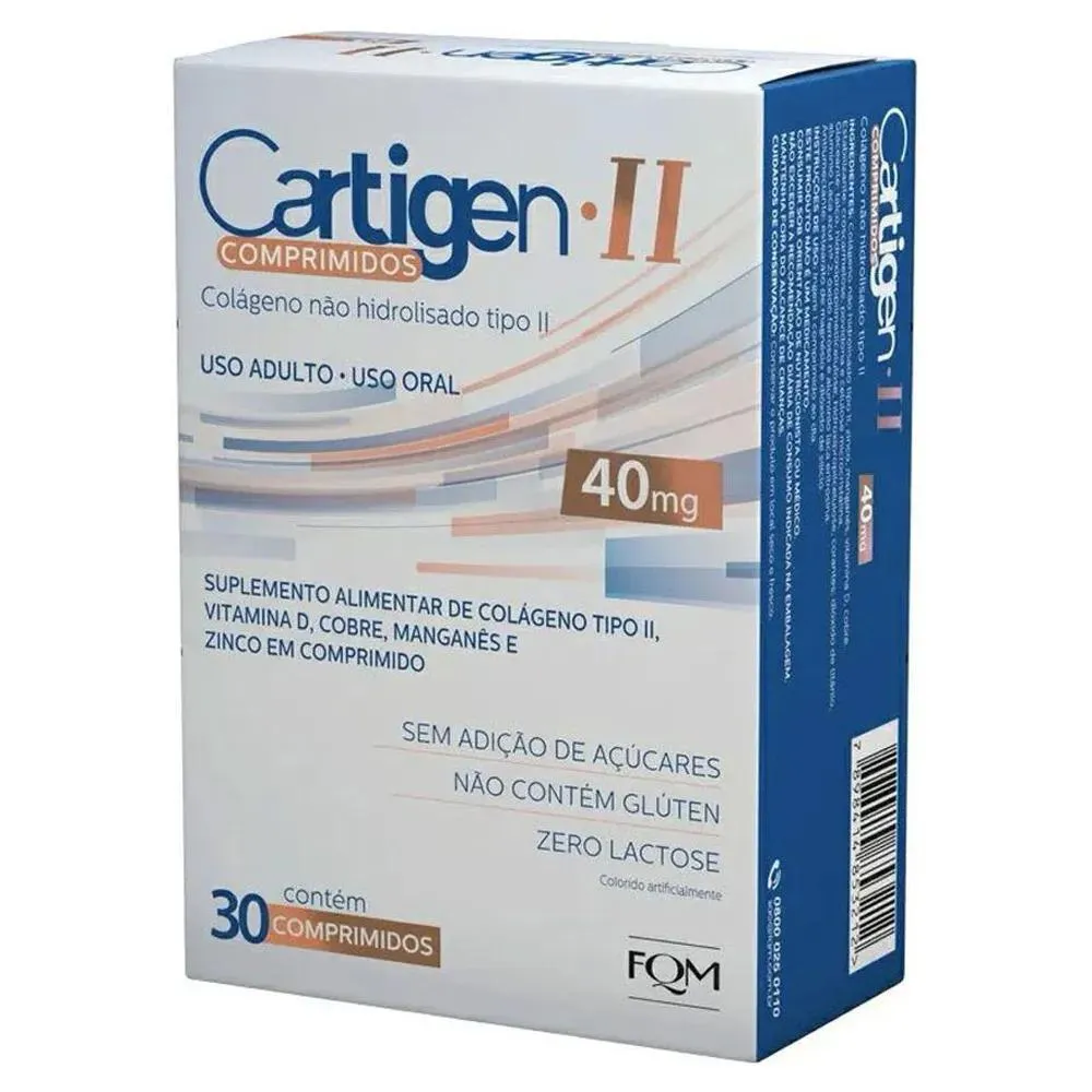 SUPLEMENTO ALIMENTAR CARTIGEN II 30CPS