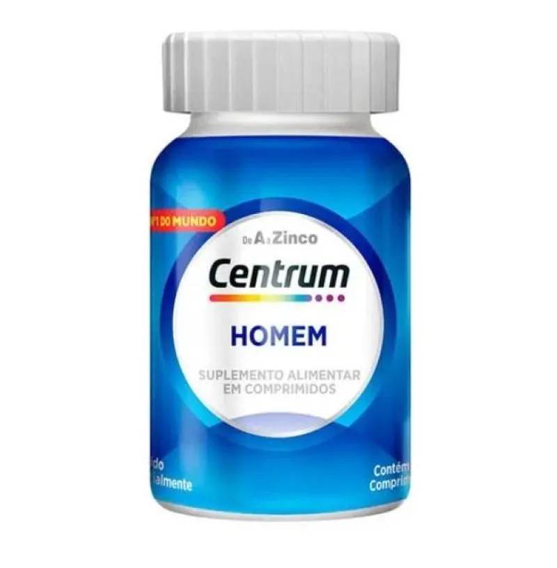 SUPLEMENTO ALIMENTAR CENTRUM HOMEM 60CPR
