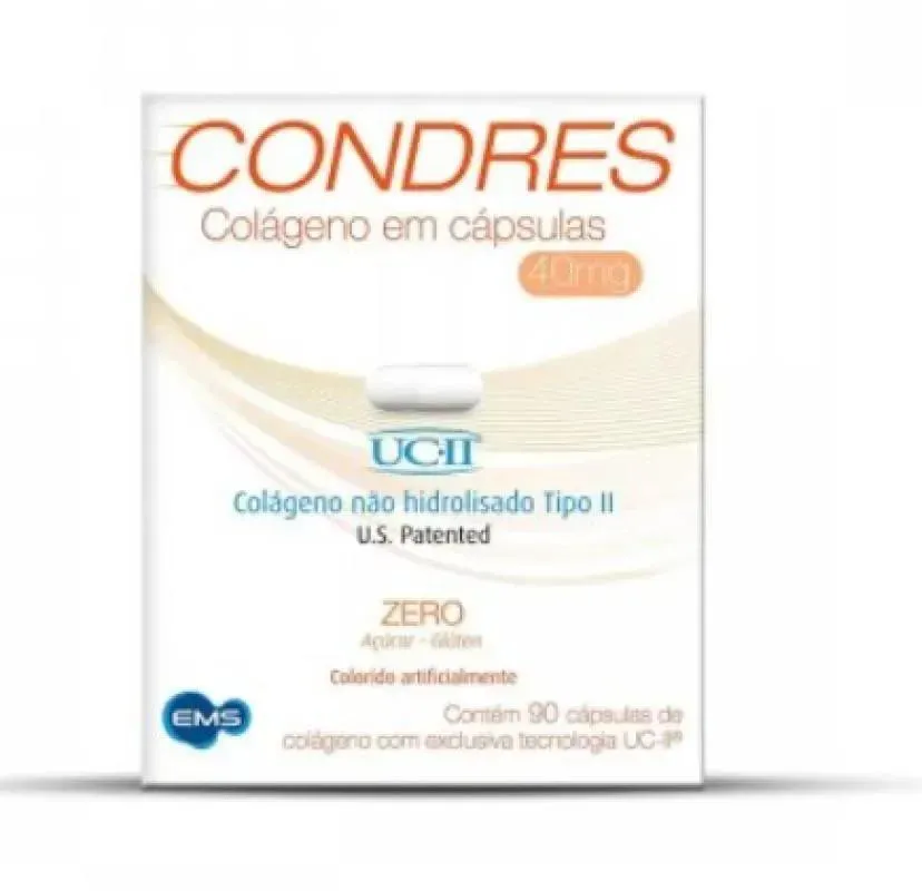 SUPLEMENTO ALIMENTAR CONDRES 40MG TIPO II 90CPS