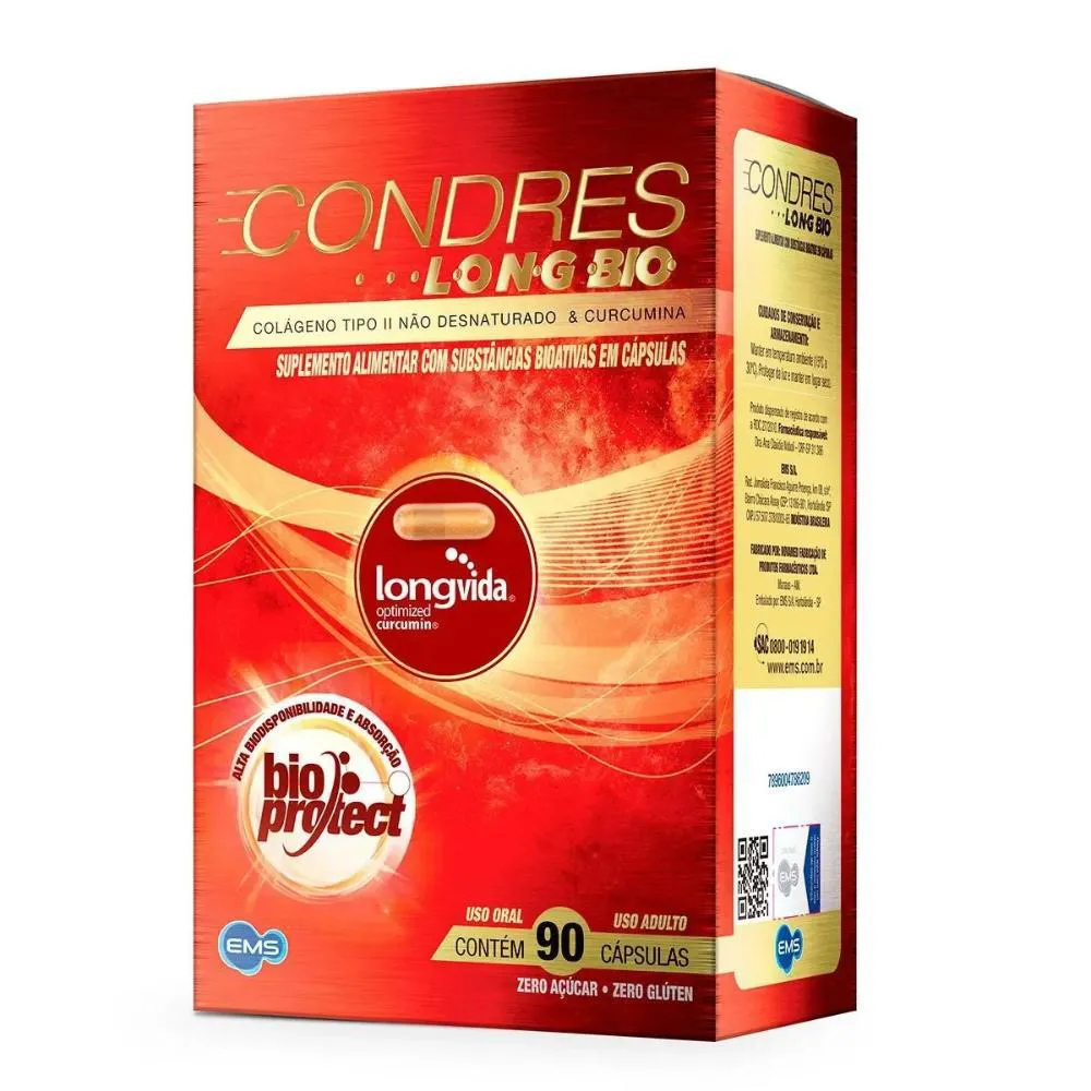 SUPLEMENTO ALIMENTAR CONDRES LONGBIO 90CPS