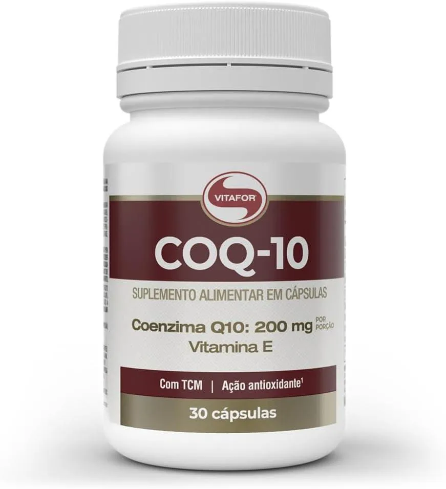 SUPLEMENTO ALIMENTAR COQ-10 VITAFOR - COENZIMA Q10 + VITAMINA E - 30CAP