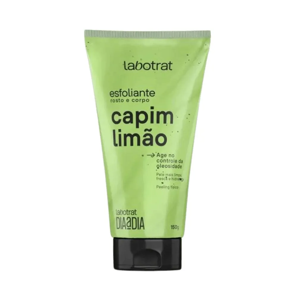 ESFOLIANTE FACIAL E CORPORAL LABOTRAT CAPIM LIMãO 150G