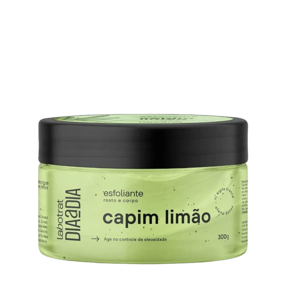 ESFOLIANTE FACIAL E CORPORAL LABOTRAT CAPIM LIMãO 300G