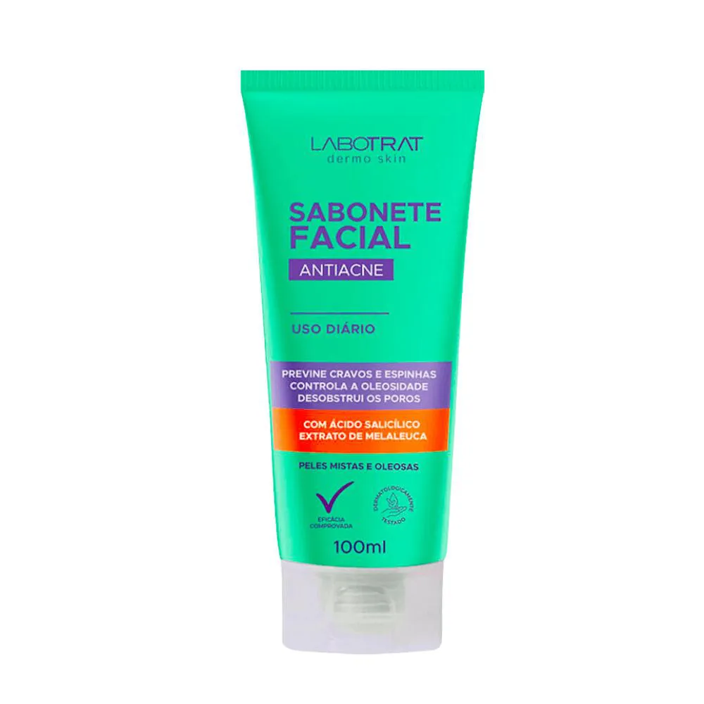 SABONETE FACIAL LíQUIDO ANTIACNE LABOTRAT 100ML