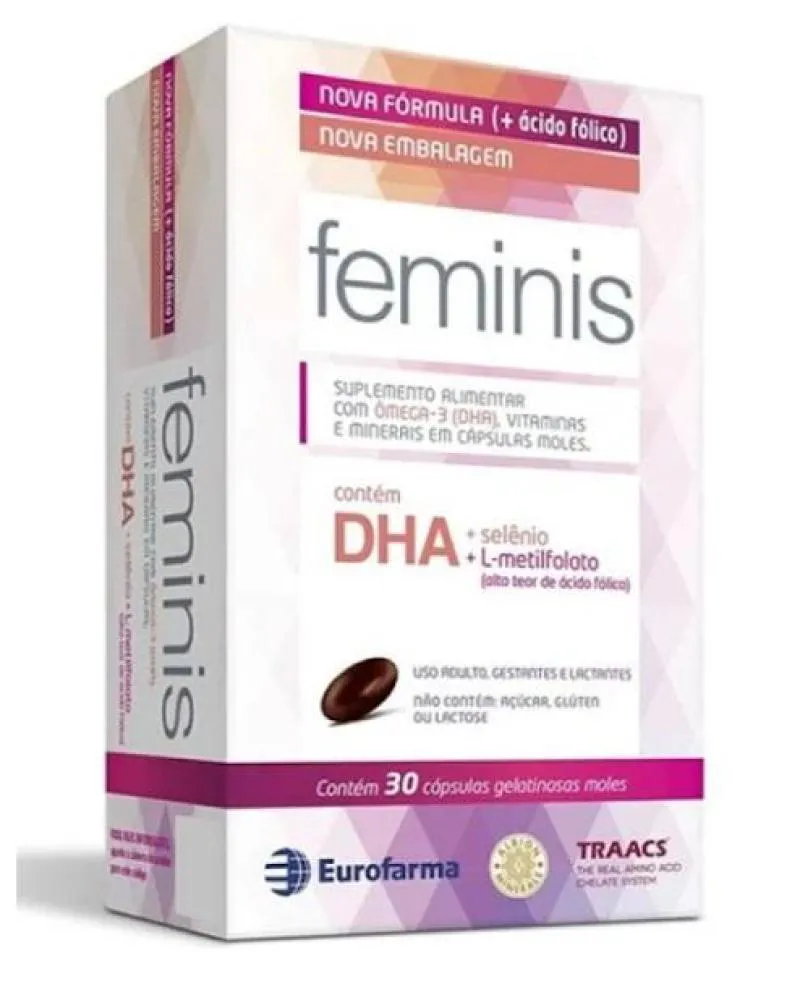 SUPLEMENTO ALIMENTAR FEMINIS 30CPS