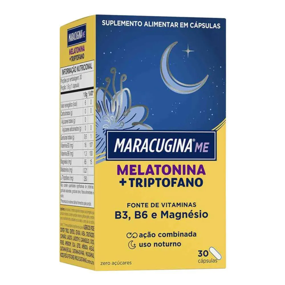 SUPLEMENTO ALIMENTAR MARACUGINA ME - 30CPS