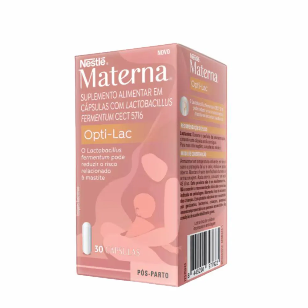 SUPLEMENTO ALIMENTAR MATERNA OPTI-LAC PóS PARTO - 30CPS