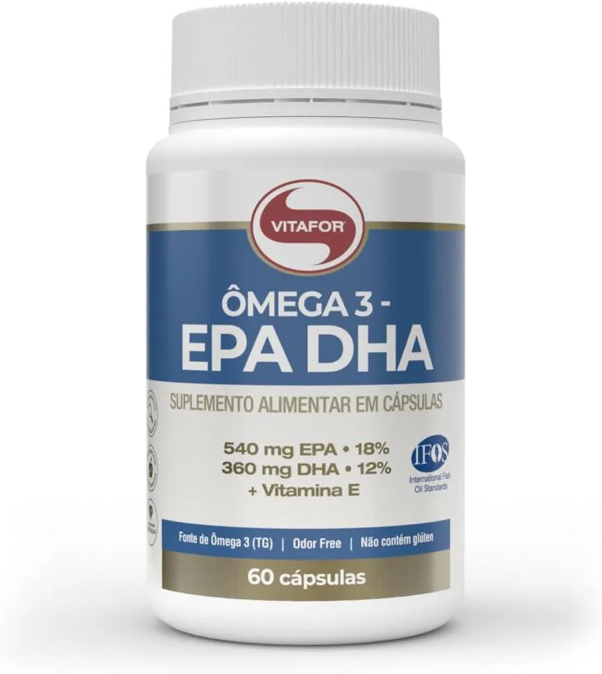 SUPLEMENTO ALIMENTAR ÔMEGA 3 EPA DHA VITAFOR - 60CPS