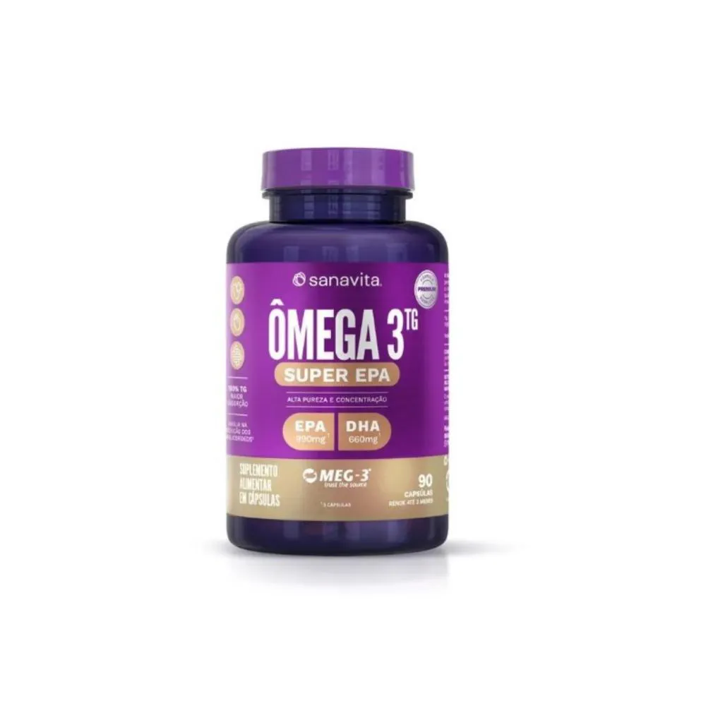 SUPLEMENTO ALIMENTAR ÔMEGA 3 SUPER EPA - 90 CAP