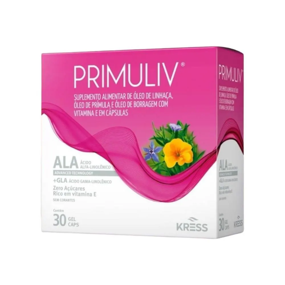 SUPLEMENTO ALIMENTAR PRIMULIV - 30CPS