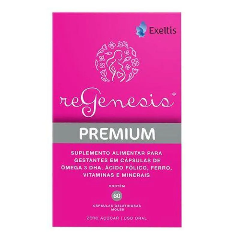 SUPLEMENTO ALIMENTAR REGENESIS PREMIUM 60CAPS