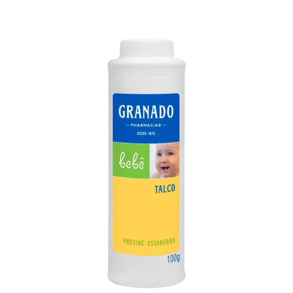 TALCO EM Pó GRANADO BEBê - 100G