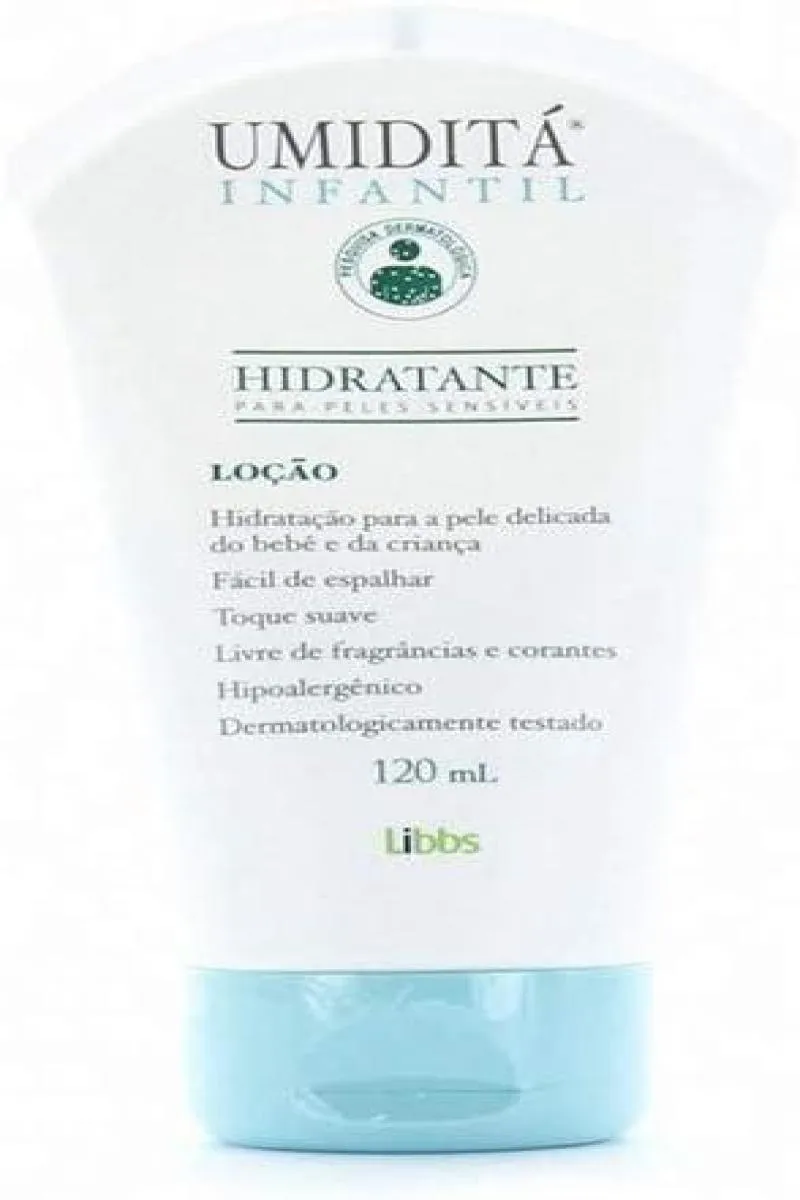 UMIDITá INFANTIL LOçãO HIDRATANTE PARA PELES SENSíVEIS 120ML - LIBBS
