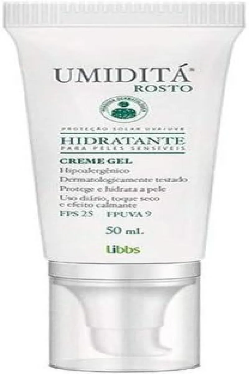 UMIDITá ROSTO HIDRATANTE PELES SENSíVEIS 50ML