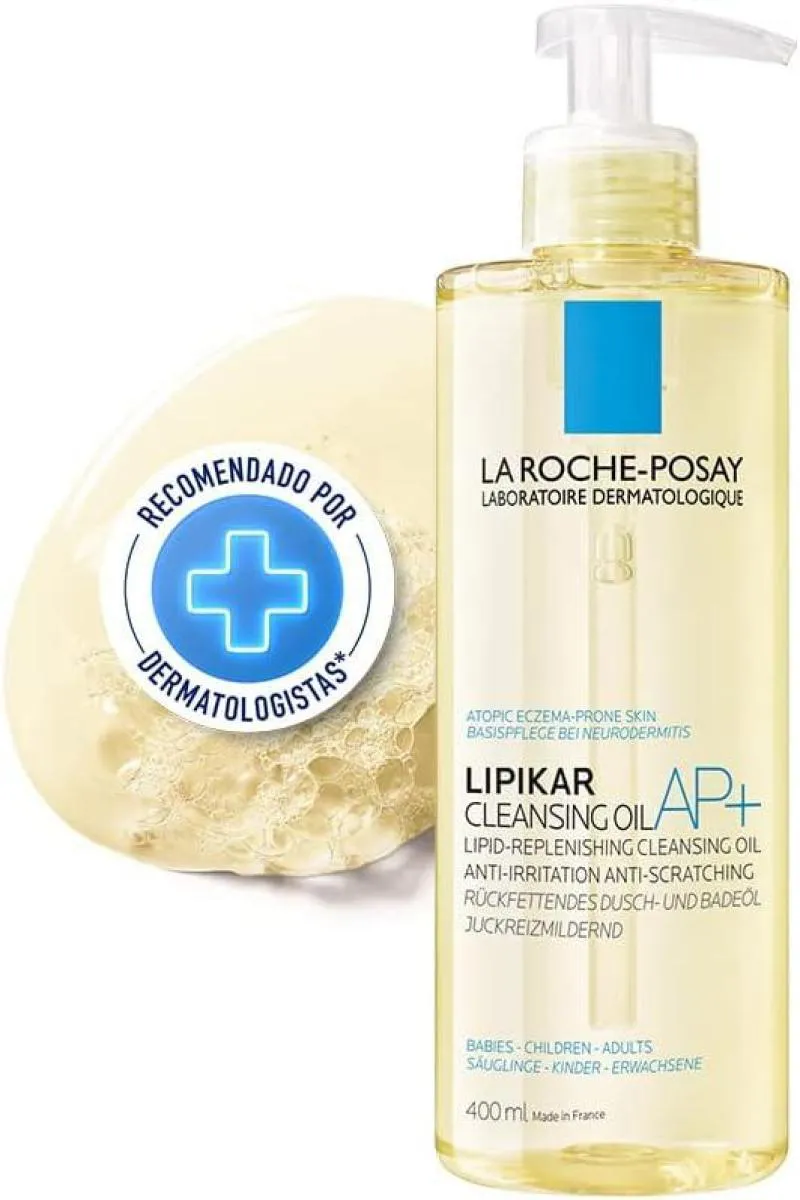 ÓLEO DE LIMPEZA HIDRATANTE LA ROCHE-POSAY - LIPIKAR CLEANSING OIL AP+ 400ML