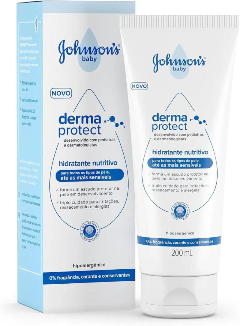 HIDRATANTE NUTRITIVO JOHNSON&#039S BABY - DERMA PROTECT 200ML