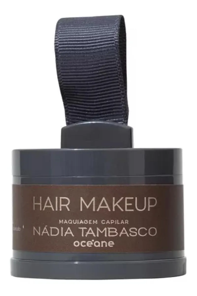 MAQUIAGEM CAPILAR CASTANHO ESCURO - HAIR MAKEUP NáDIA TAMBASCO 4G