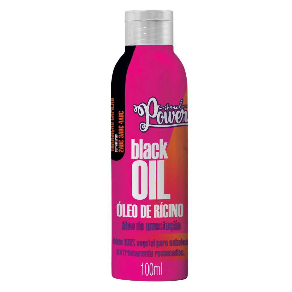 ÓLEO DE RíCINO BLACK OIL 100ML - SOUL POWER