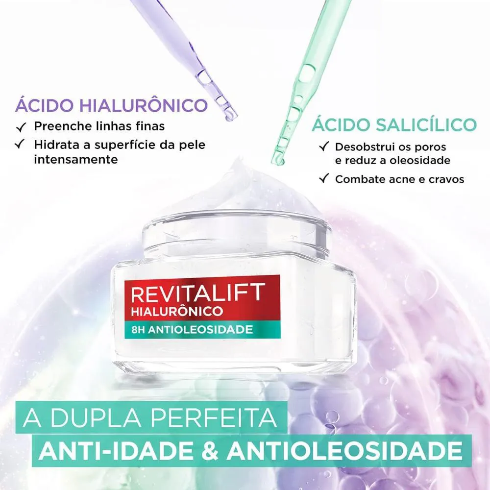 REVITALIFT HIALURôNICO 8H ANTIOLEOSIDADE 49G