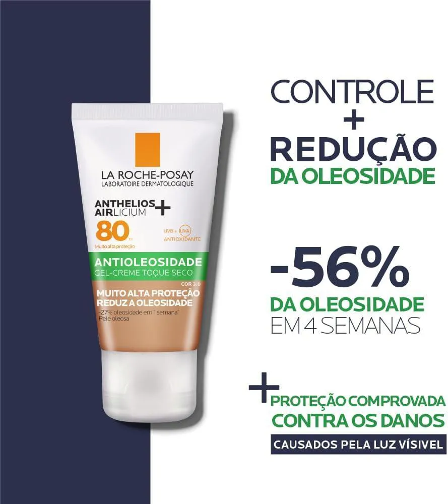PROTETOR SOLAR FACIAL ANTHELIOS AIRLICIUM FPS80 - 3.0