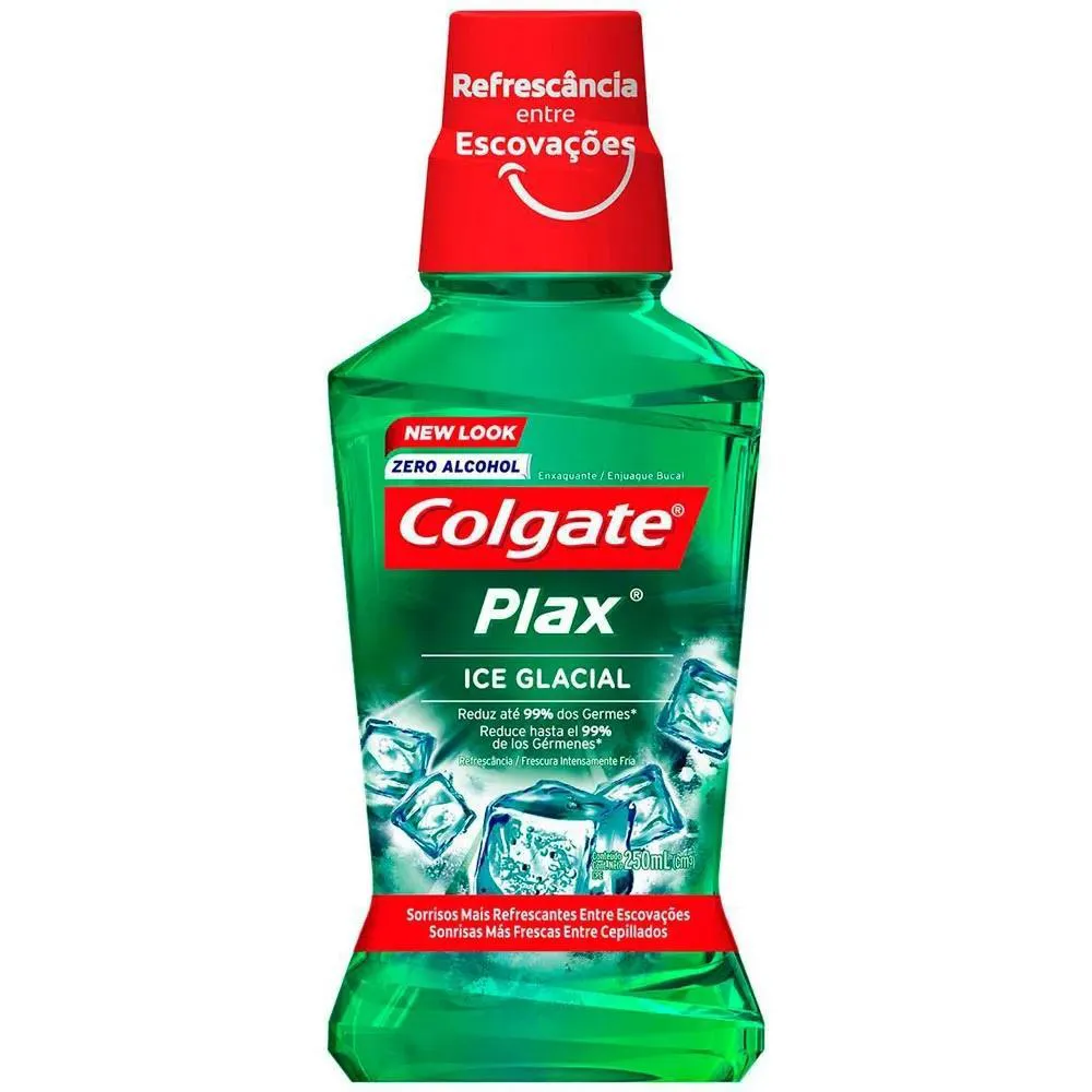ANTISSEPTICO BUCAL COLGATE PLAX 250ML ICE GLACIAL