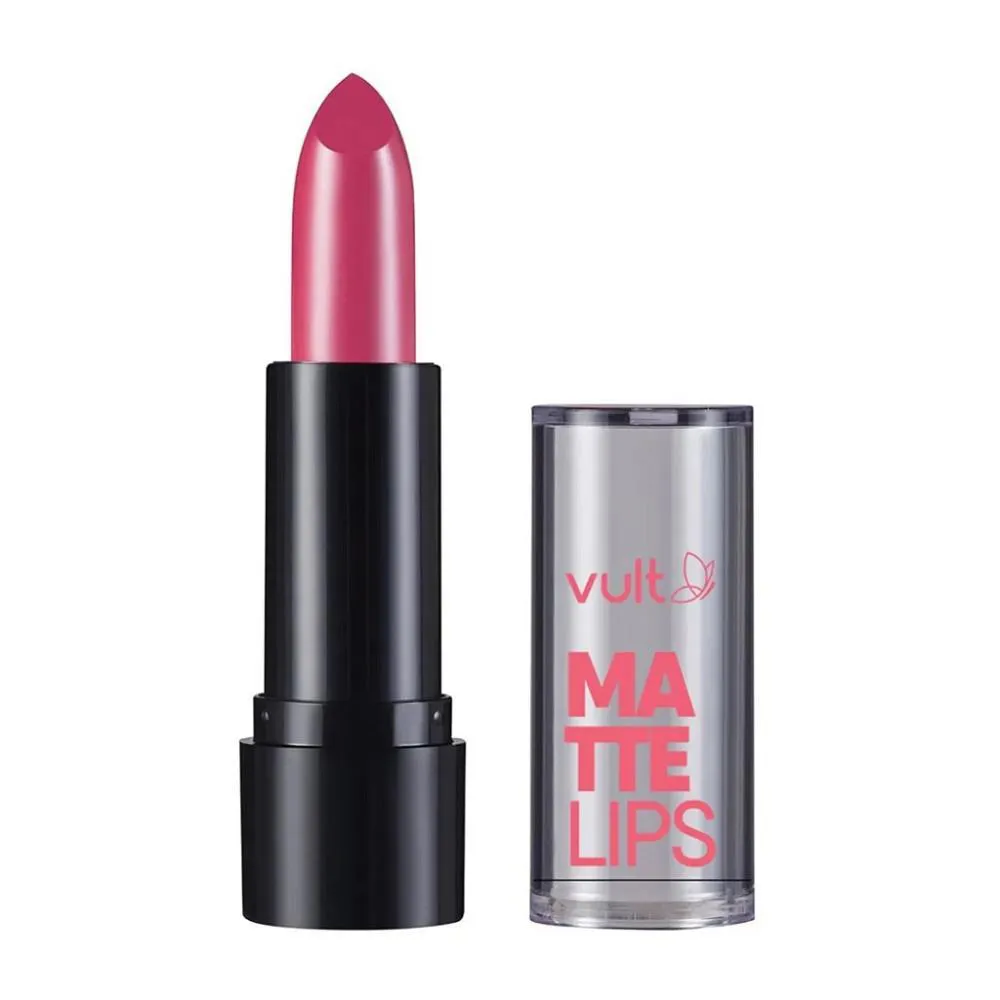 BATOM MATTE LIPS VULT VERMELHO CARMIM 3,8G