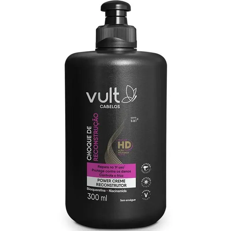 CREME PENTEAR VULT CHOQUE DE RECONSTRUÇÃO 300ML