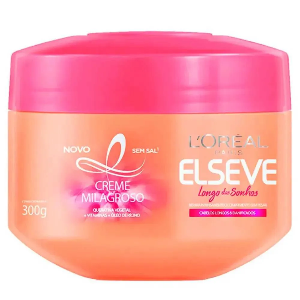 CREME TRATAMENTO ELSEVE LONGO DOS SONHOS 300G