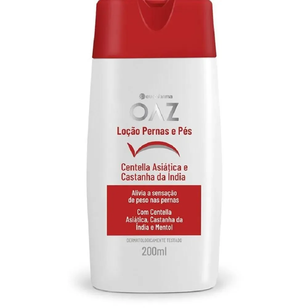 LOçãO HIDRATANTE PERNAS E PéS OAZ EUROFARMA 200ML