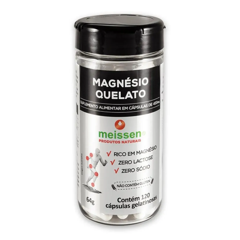 MAGNESIO QUELATO  433MG 60CPS MEISSEN