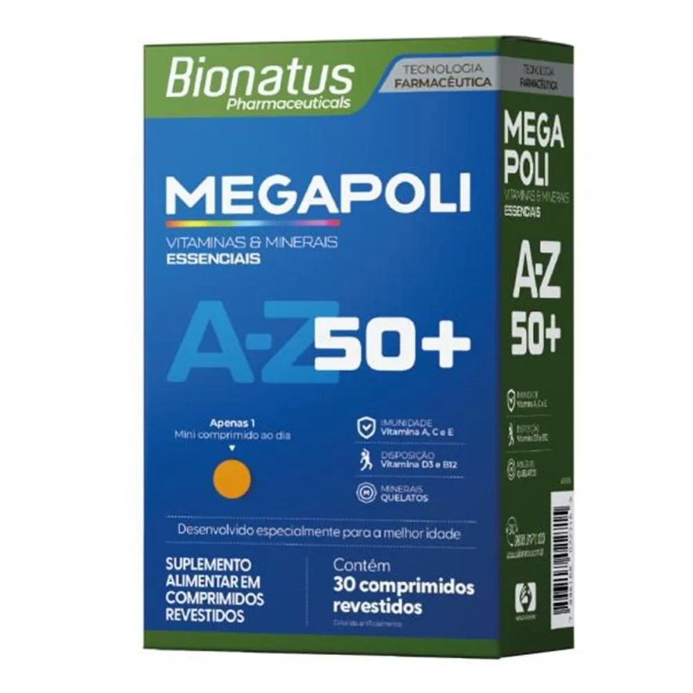 MEGAPOLI A-Z 50+ 30CPR BIONATUS