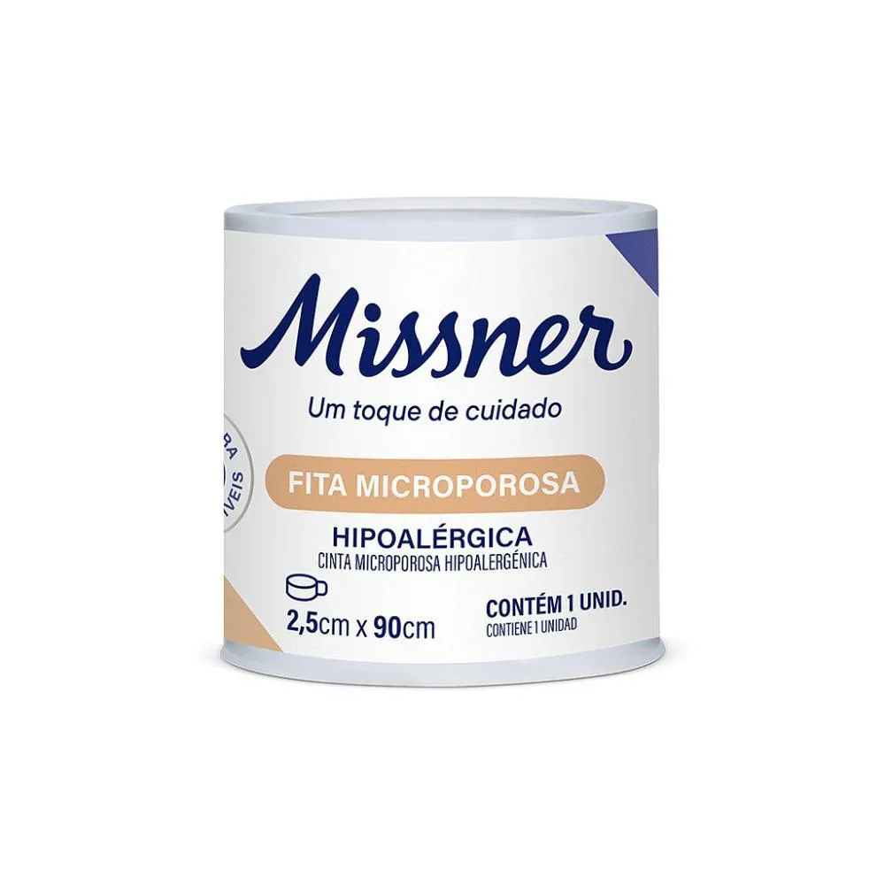 MISSNER FITA MICROPOROSA BEGE 2,5CM X 90 CM